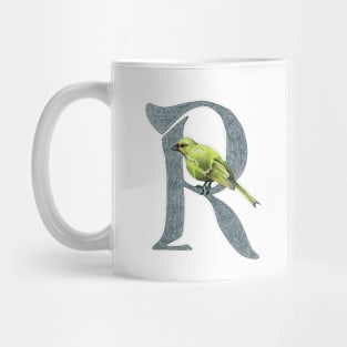 Avian Alphabet R - Gough finch Mug